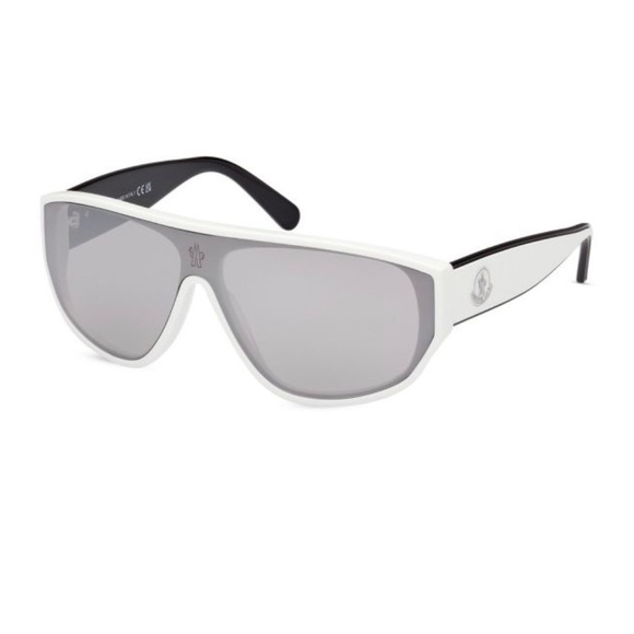 Moncler White Snow Apres Ski Sunglasses New Never Worn or Used w/Original Case - Picture 2 of 13